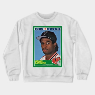 Retro Deion Rookie Card Crewneck Sweatshirt